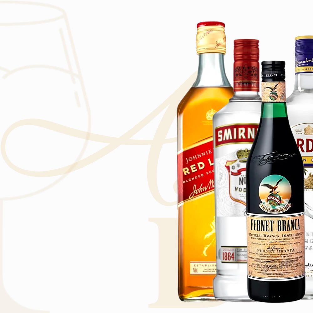 Venta de Whiskie, Gin, Vodka, Fenet, licores por mayor y menor en Pilar, Almacén de Bebidas